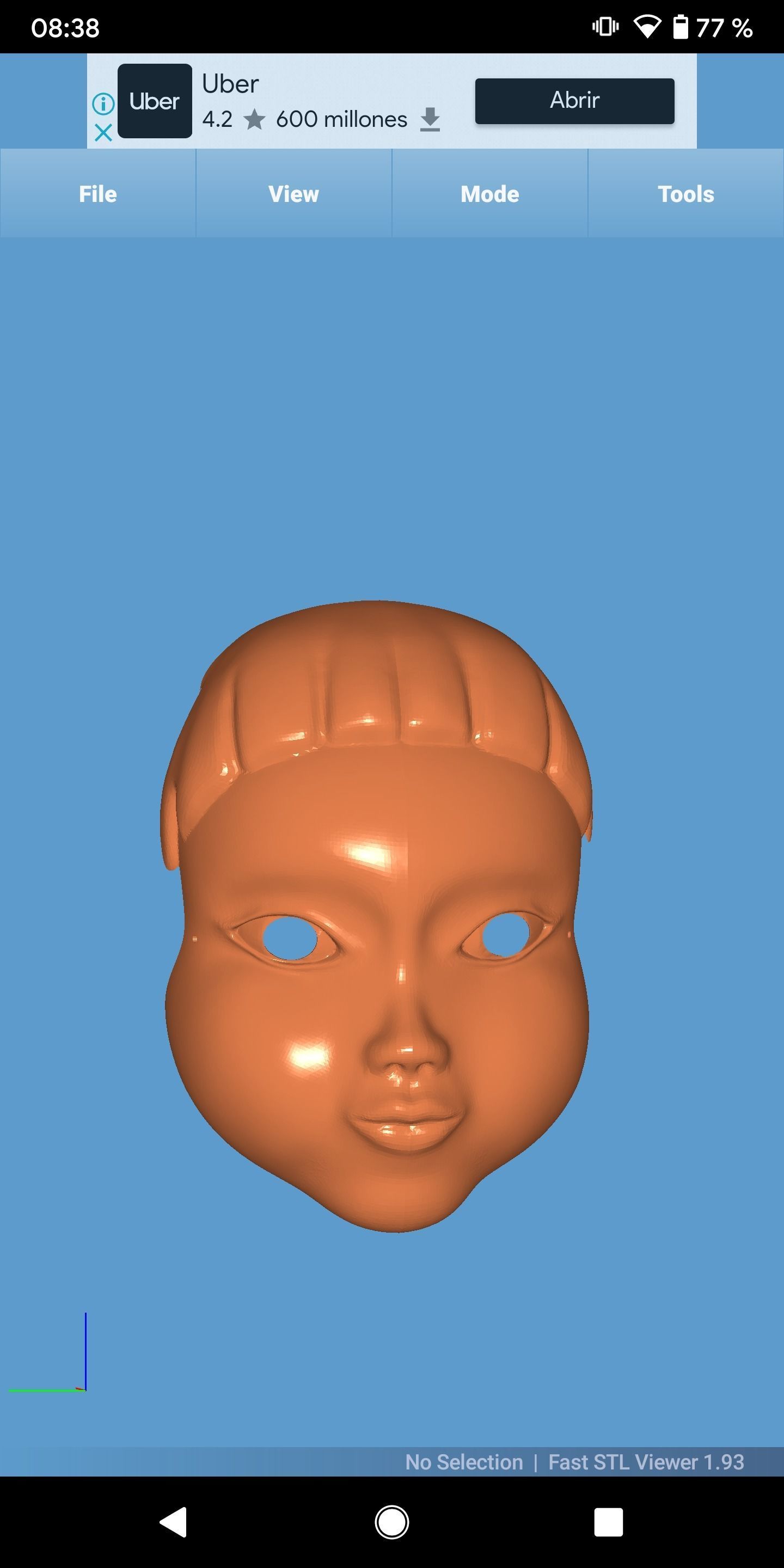 Mask doll squid game mascara muneca juego del calamar bambola 3D print model_2