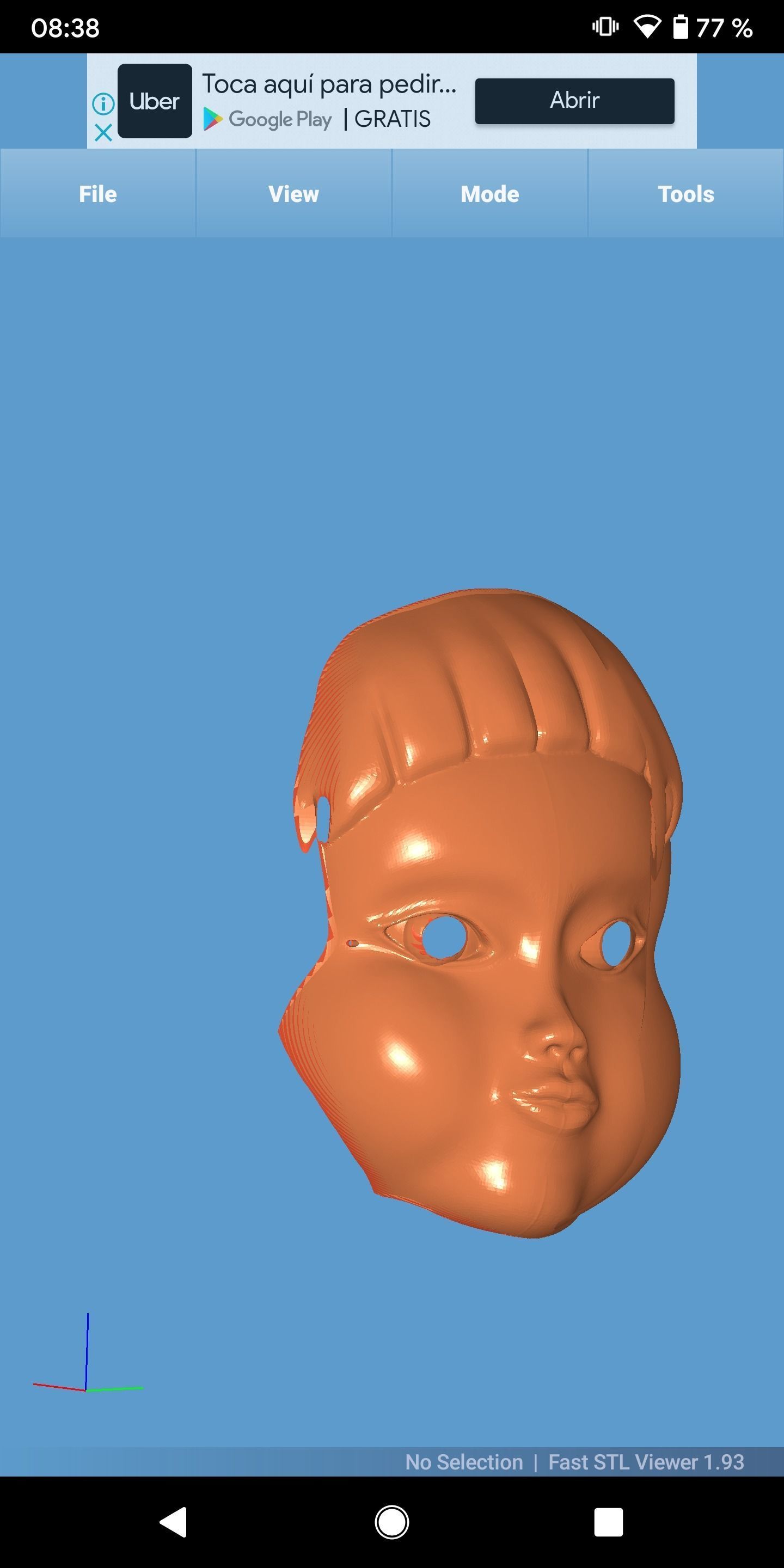 Mask doll squid game mascara muneca juego del calamar bambola 3D print model_1