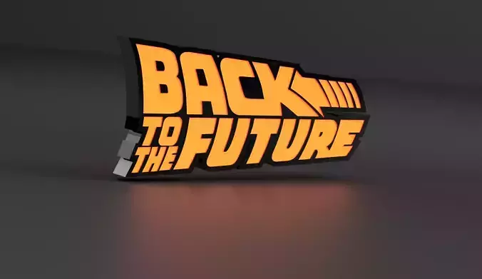 LED LAMPE - Back To The Future 3D print model