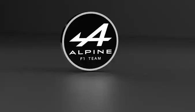 LED LAMPE - ALPINE F1 Team 3D print model