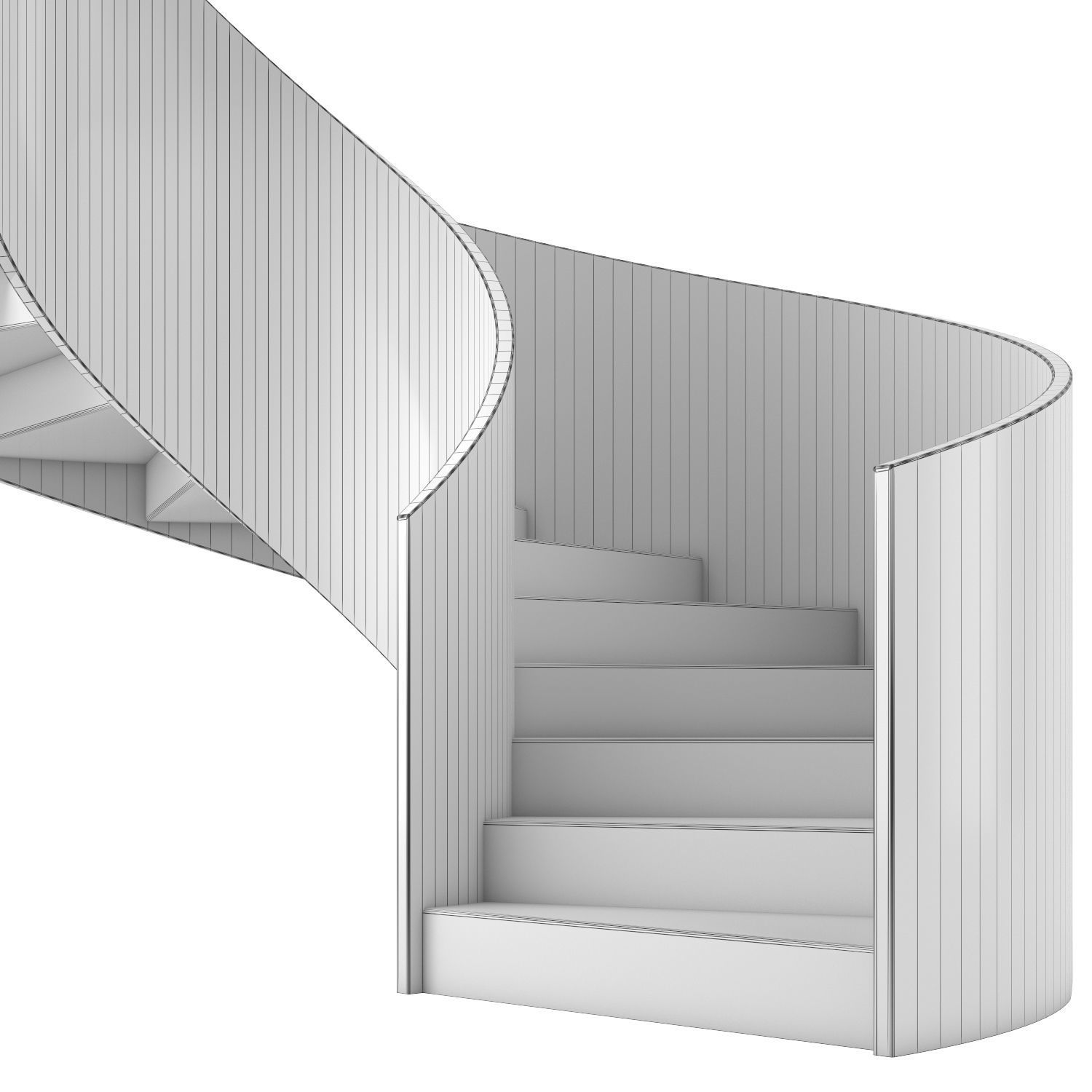 Spiral staircase 7 3D model_3