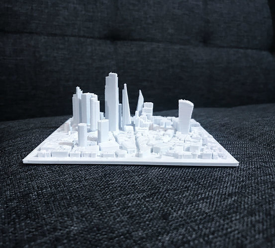 London City - Skyscrapers 3D print model