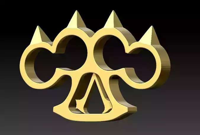 Knucles Brass Assassins Creed 3D print model