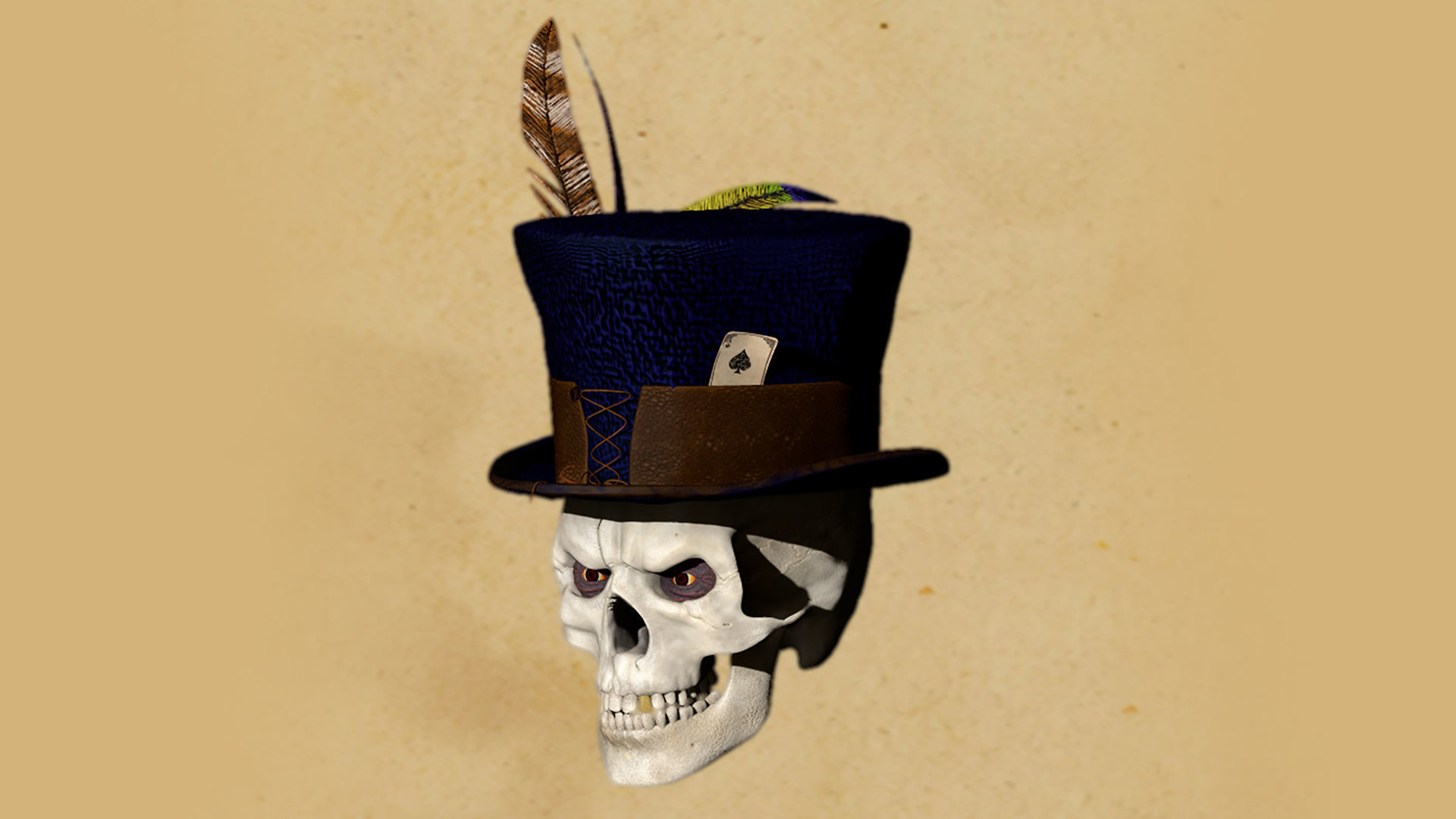 Western Sekeleton 3D model_6