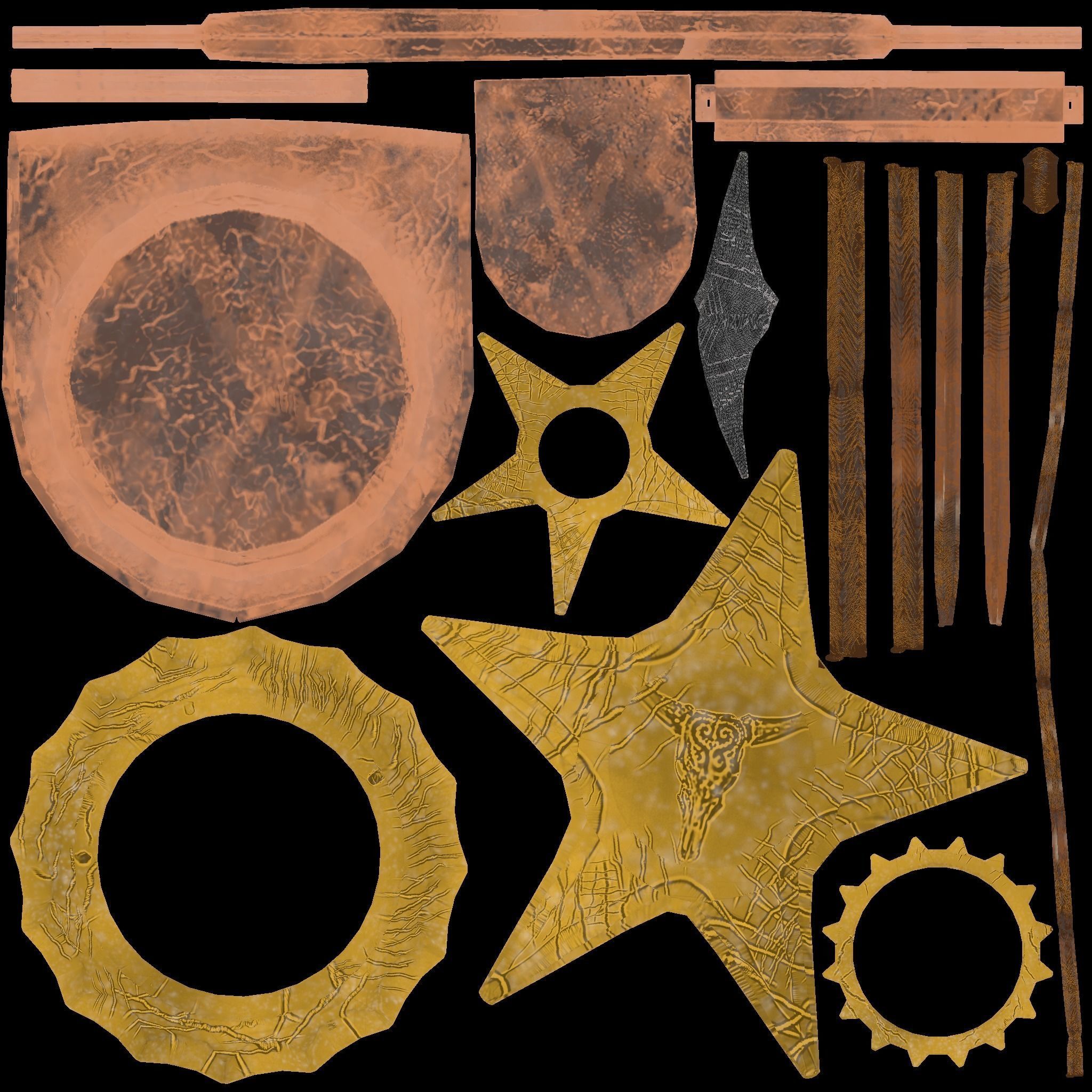 Western Sekeleton 3D model_9