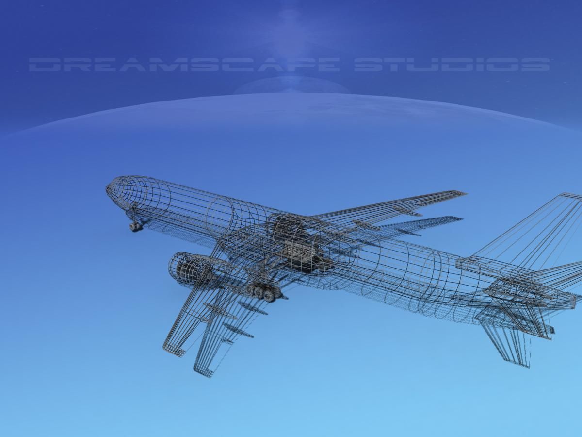Boeing 777-300 Singapore Airlines 3D model_14