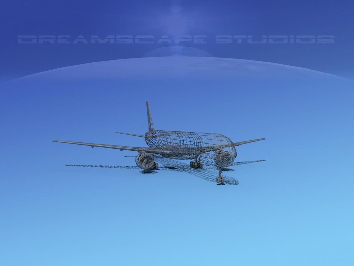 Boeing 777-300 Singapore Airlines 3D model_12