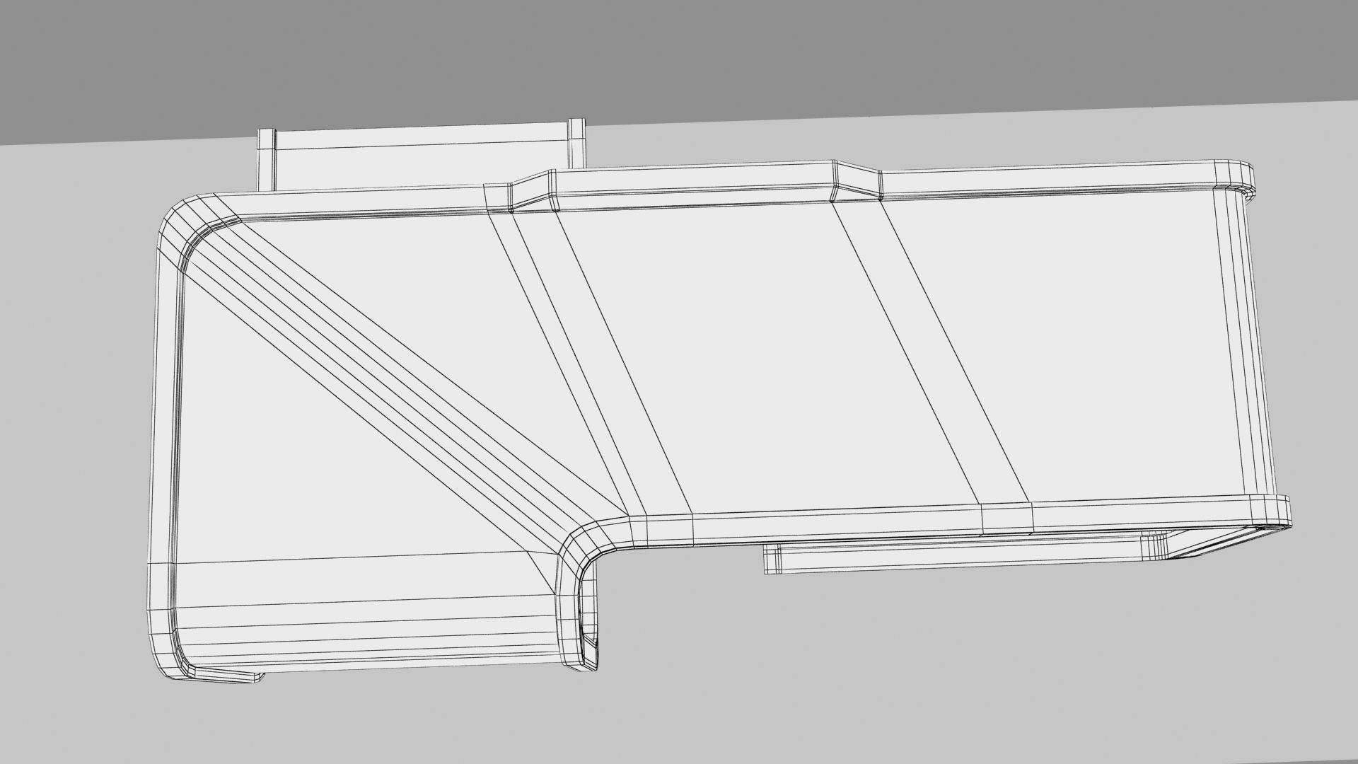 Bus Stop Low-poly 3D model_23