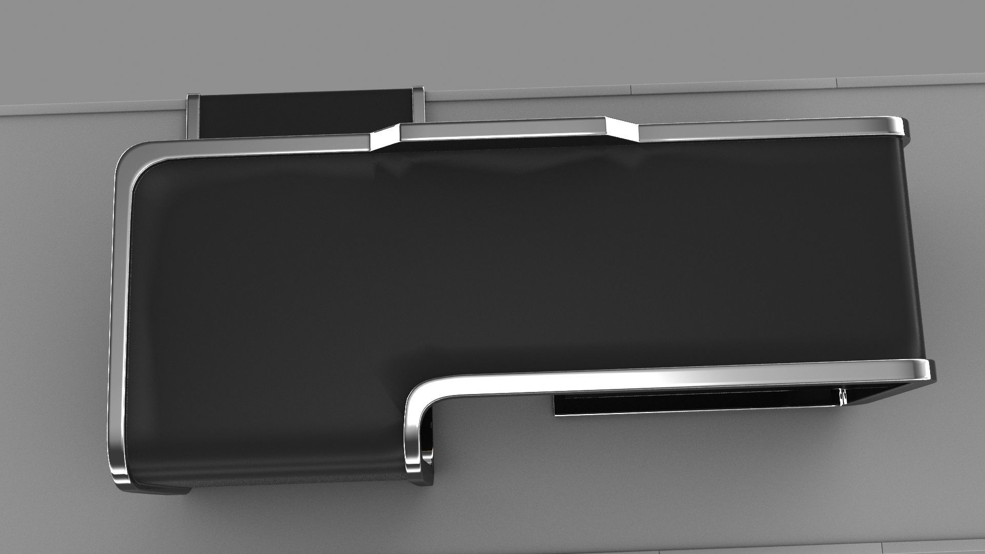 Bus Stop Low-poly 3D model_10