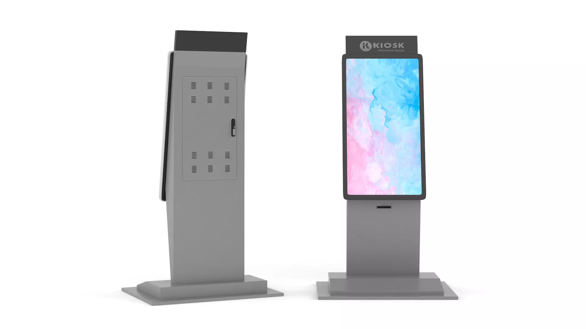 Information Kiosk 3D model_0