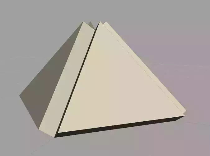 Extruded pyramid