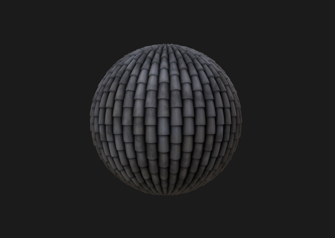15 Stylized and Seamless Roof Tiles PBR Textures and Materials Texture_24