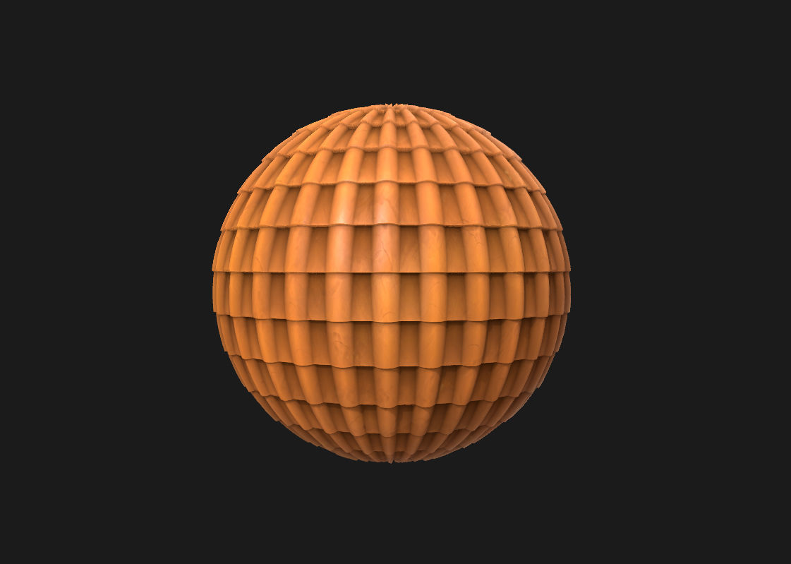 15 Stylized and Seamless Roof Tiles PBR Textures and Materials Texture_4