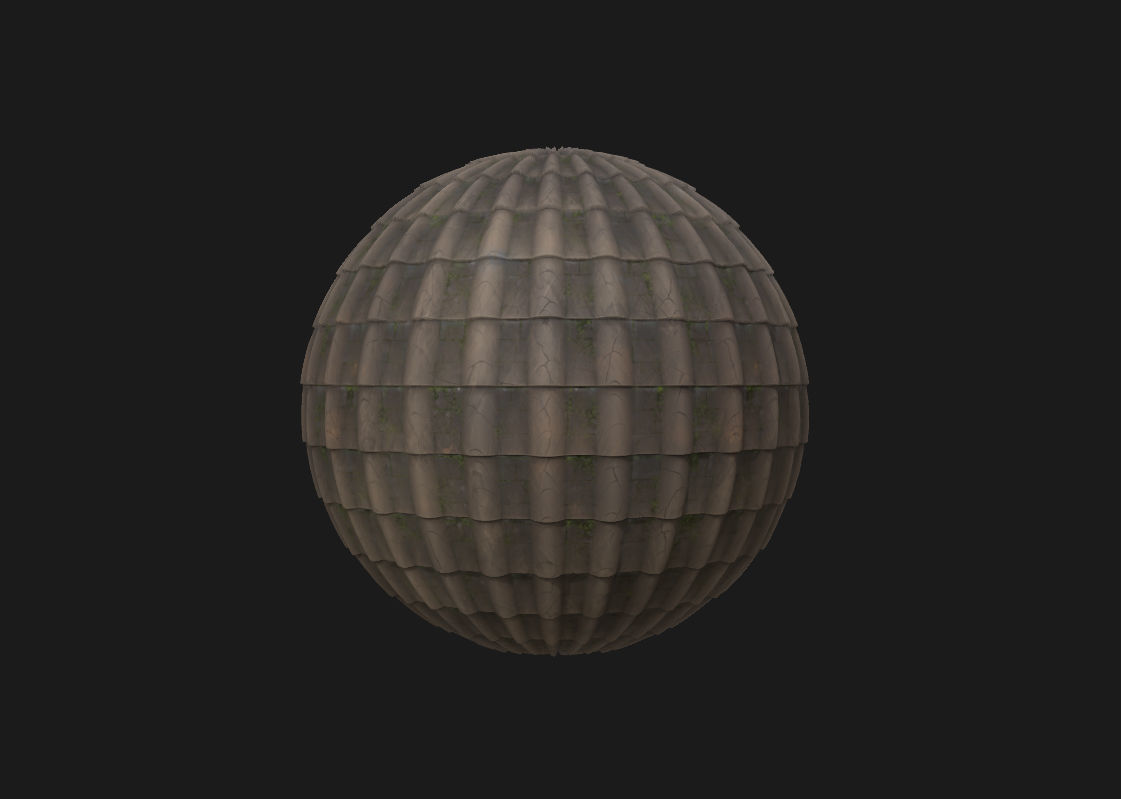 15 Stylized and Seamless Roof Tiles PBR Textures and Materials Texture_18
