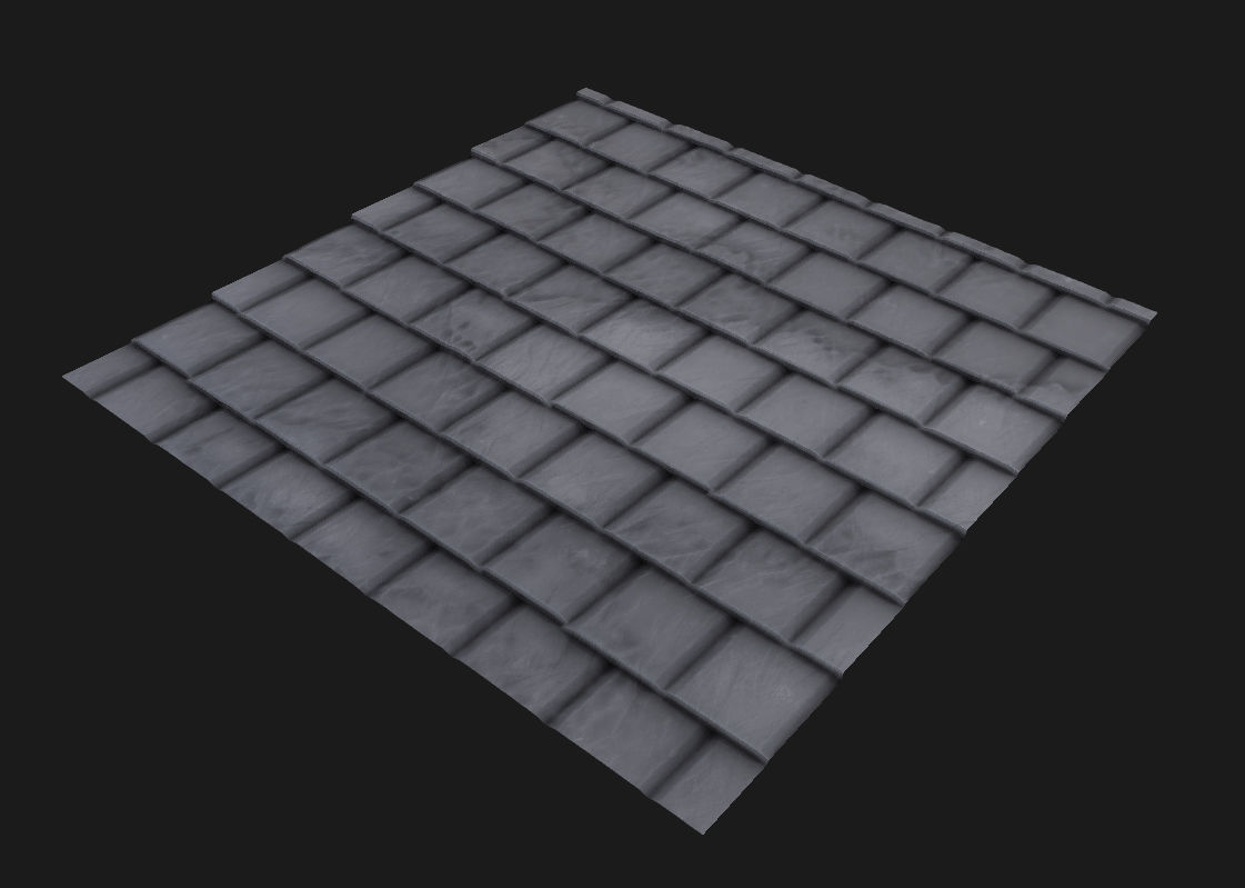 15 Stylized and Seamless Roof Tiles PBR Textures and Materials Texture_25