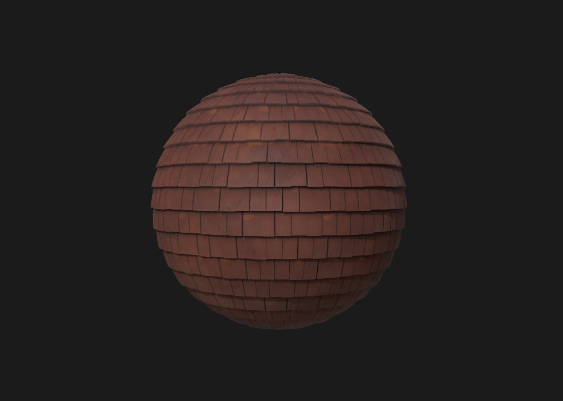 15 Stylized and Seamless Roof Tiles PBR Textures and Materials Texture_14