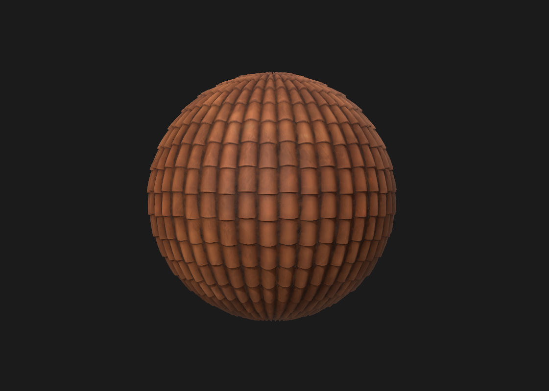 15 Stylized and Seamless Roof Tiles PBR Textures and Materials Texture_10