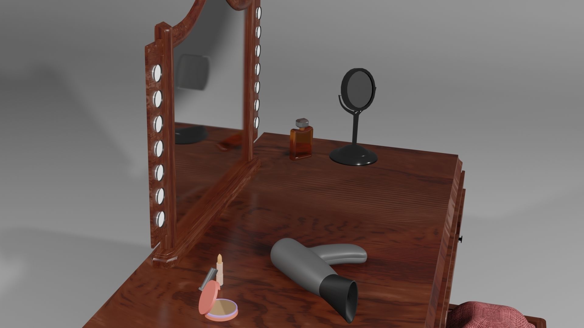 Make-Up Table 3D model_9