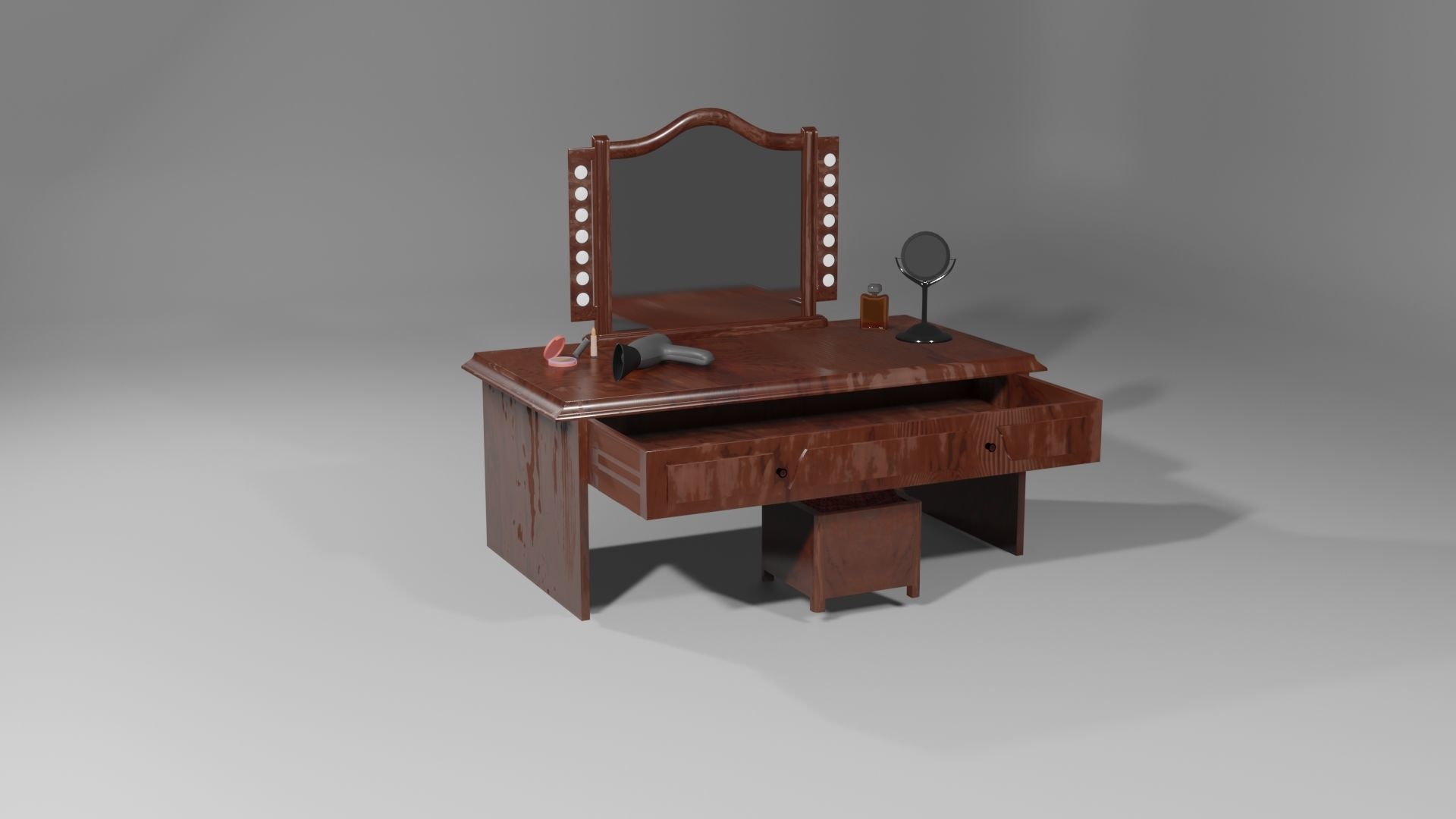 Make-Up Table 3D model_3
