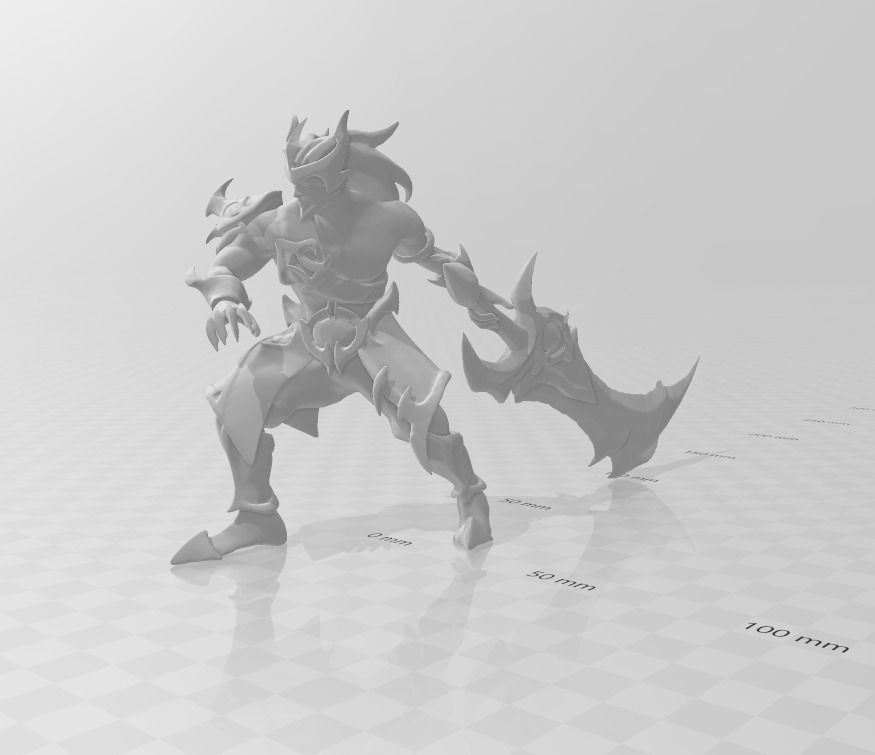 Nightbringer Tryndamere 3D Model 3D print model_1