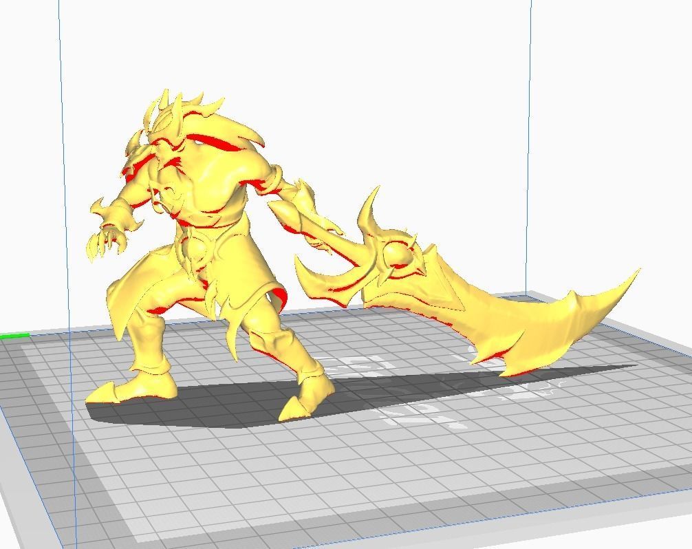 Nightbringer Tryndamere 3D Model 3D print model_2