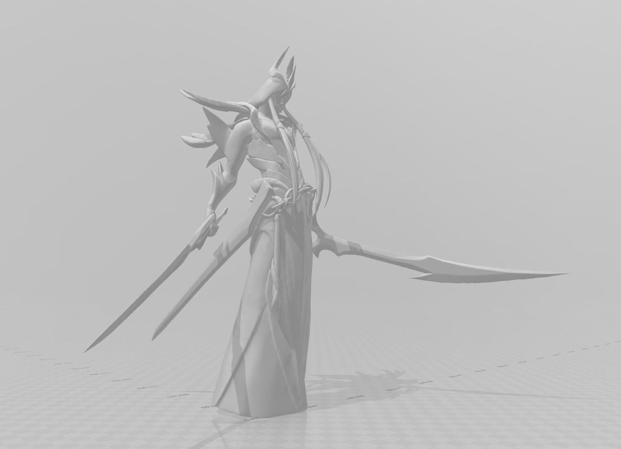 Dawnbringer Yone 3D Model 3D print model_1