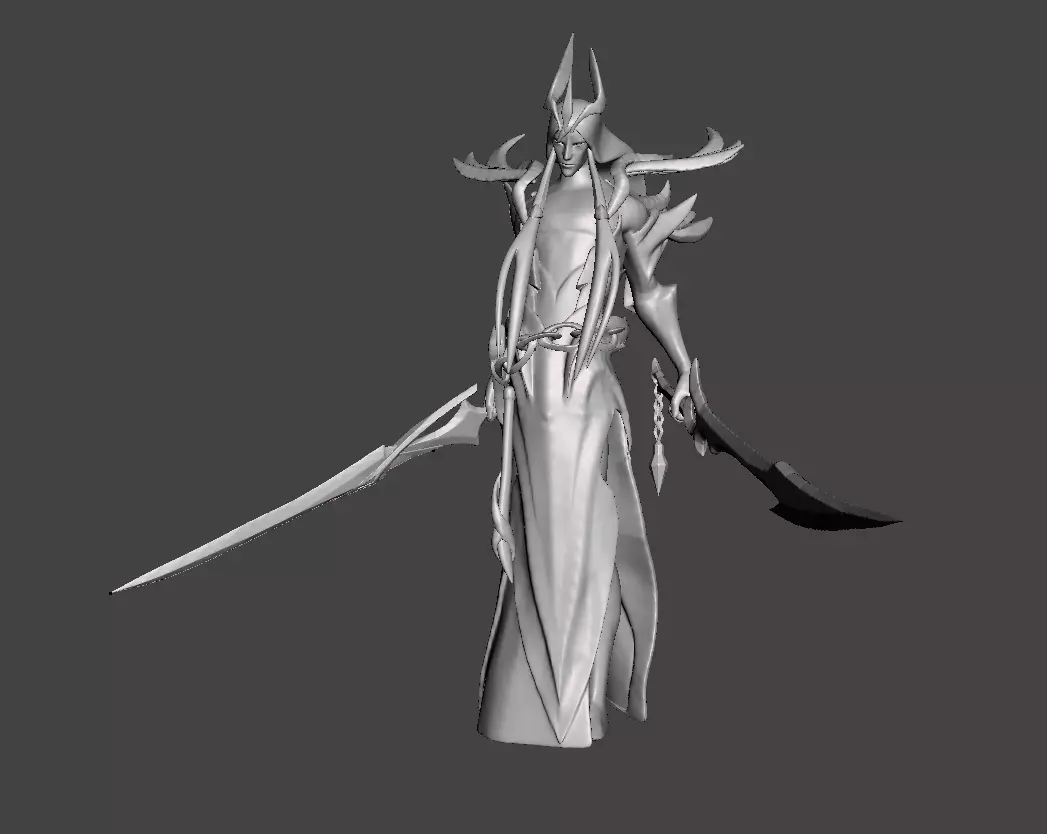 Dawnbringer Yone 3D Model 3D print model_0