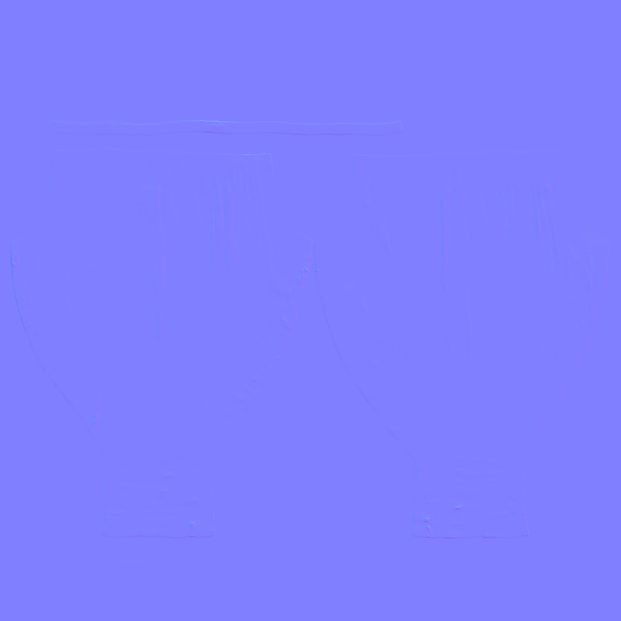 Ladies Harem Pants V2 Low-poly 3D model_16