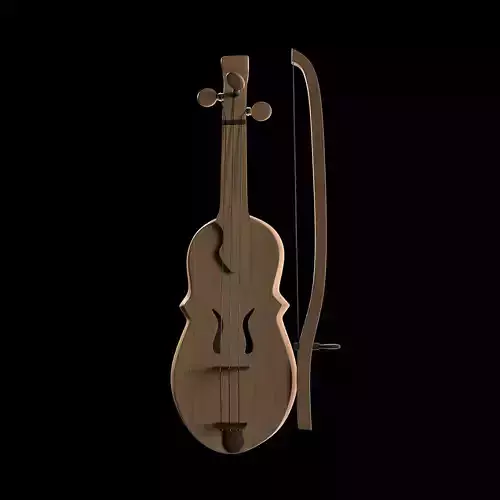 Rabel wooden violin