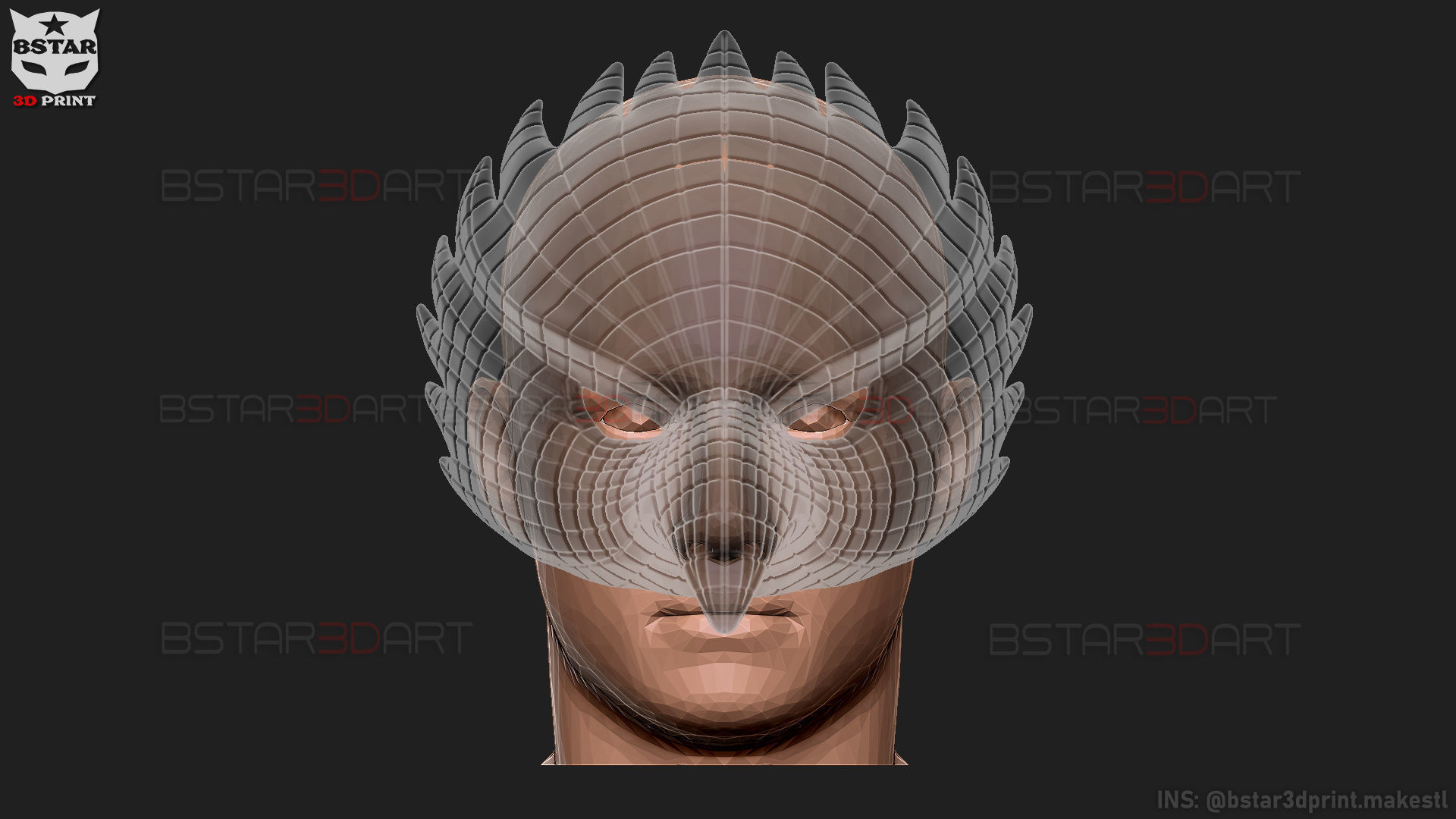 Squid Game Mask - Vip Eagle Mask Cosplay 3D print model_41