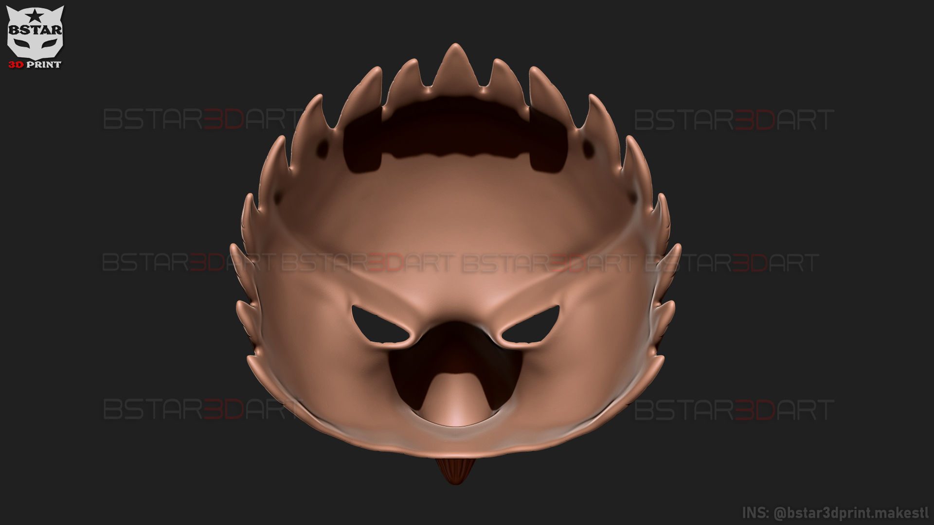 Squid Game Mask - Vip Eagle Mask Cosplay 3D print model_38