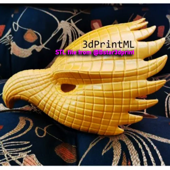 Squid Game Mask - Vip Eagle Mask Cosplay 3D print model_10