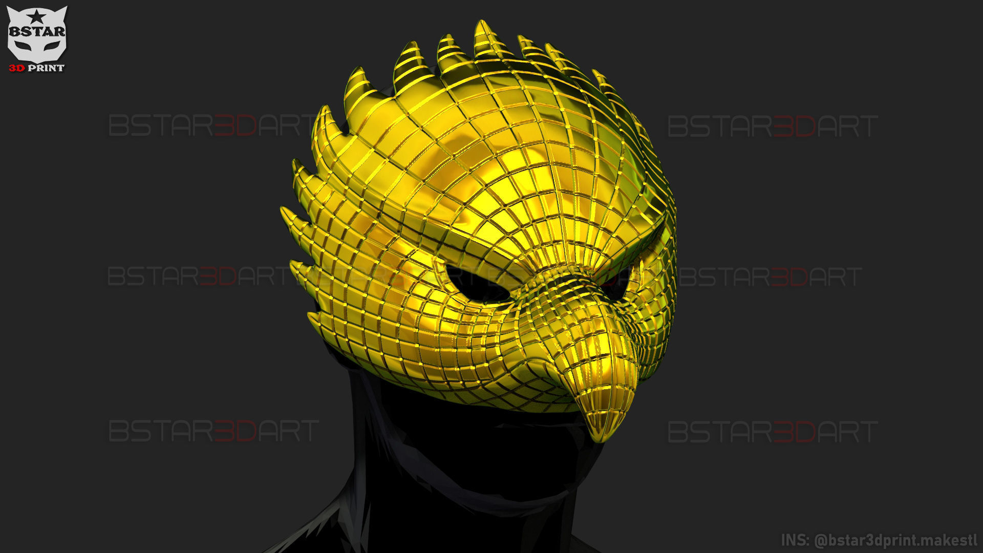 Squid Game Mask - Vip Eagle Mask Cosplay 3D print model_24