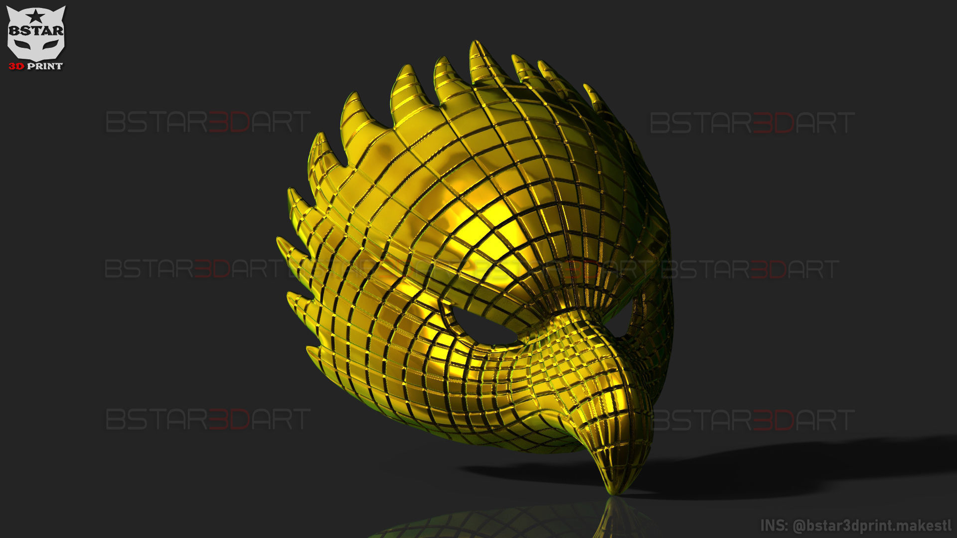 Squid Game Mask - Vip Eagle Mask Cosplay 3D print model_31