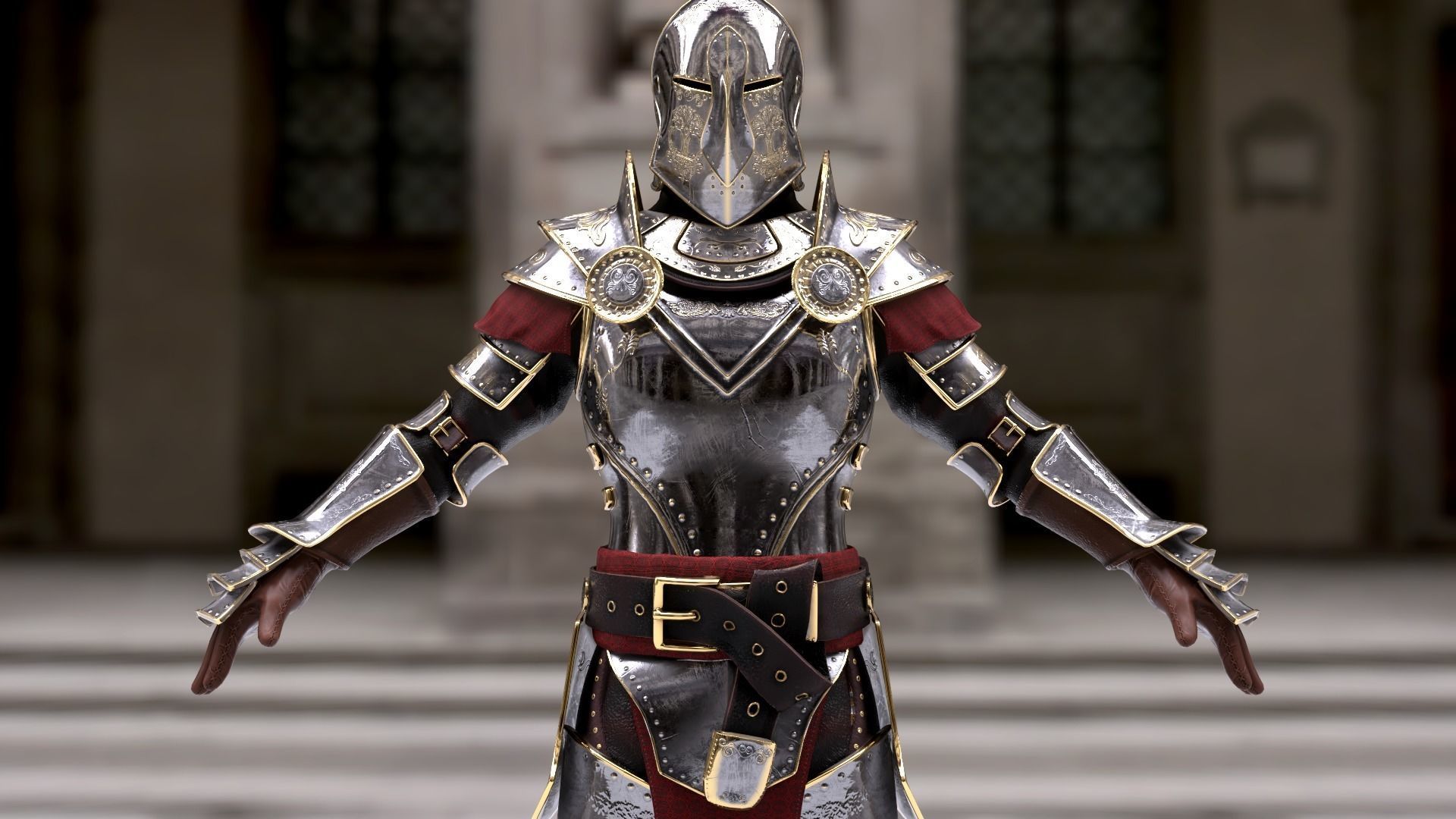 Valor Knight Low-poly 3D model_2