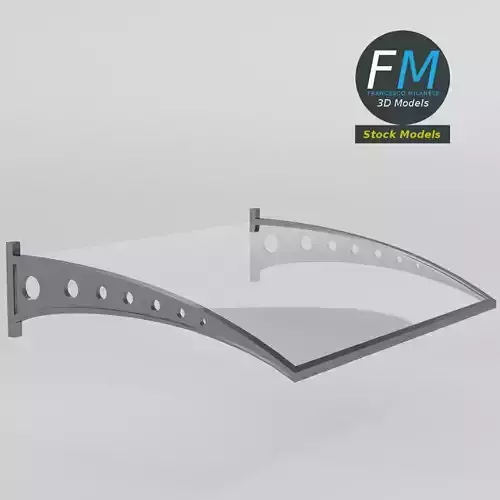 Canopy shelter with glass cover