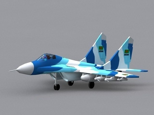 Mikoyan Mig-29 Low-poly 3D model