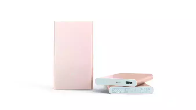 XIAOMI mobile power cell phone battery High version 10000mAh 3D model