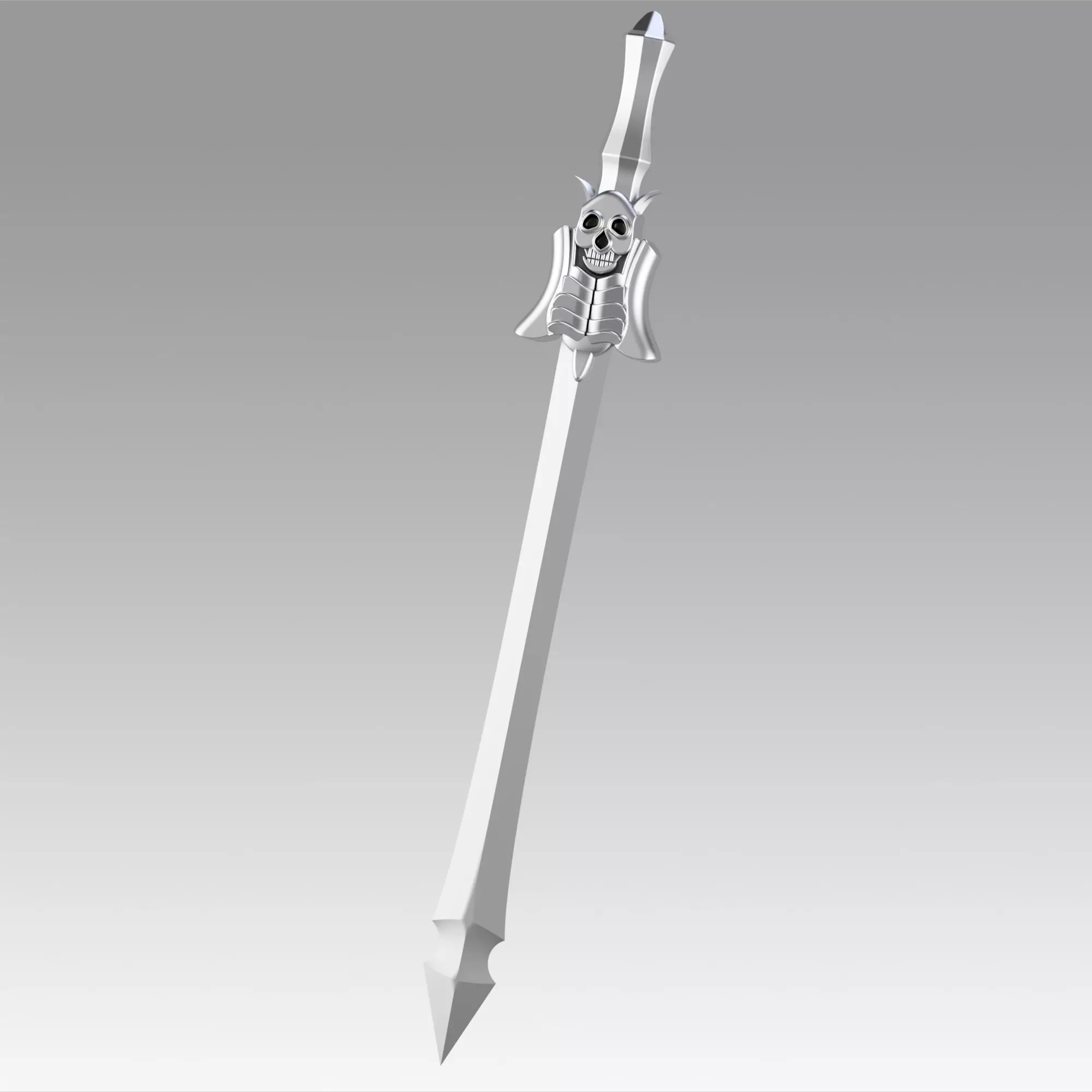Devil May Cry Silver Cosplay Sword weapon props replica 3D print model