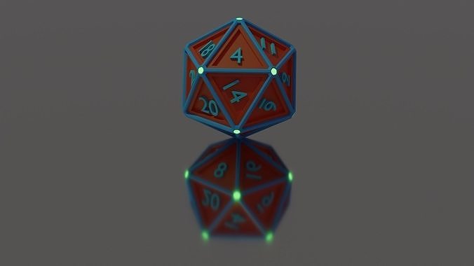 d20 dice Free 3D print model