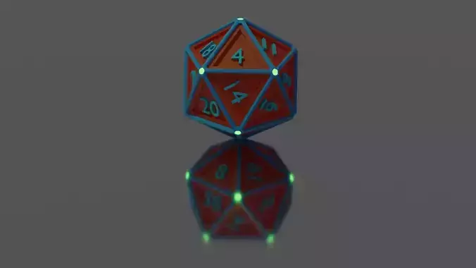 d20 dice Free 3D print model