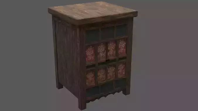 Wooden furniture two doors