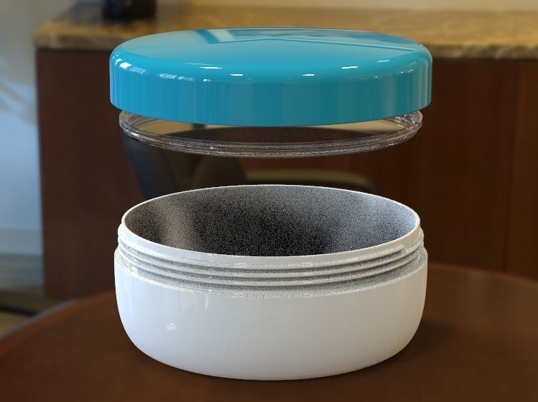 Facial Cream Pot 3D print model_25