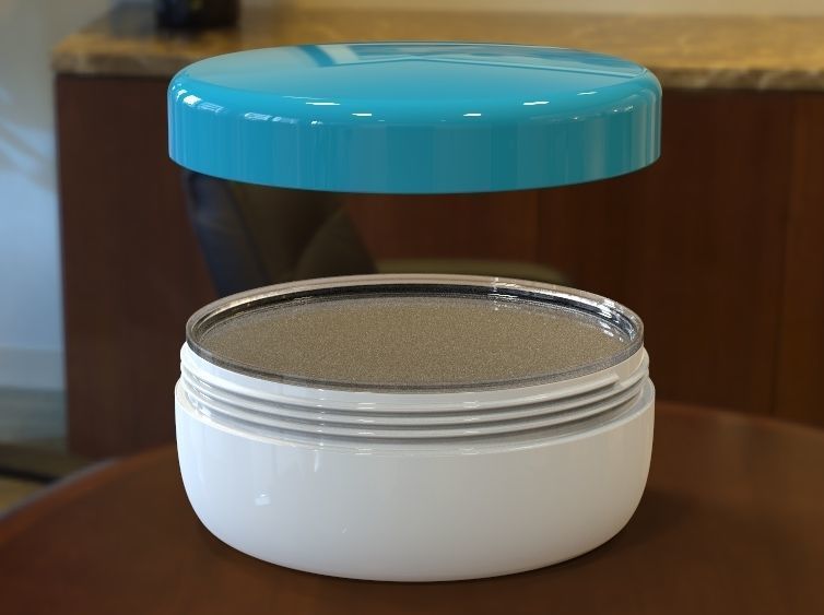 Facial Cream Pot 3D print model_3