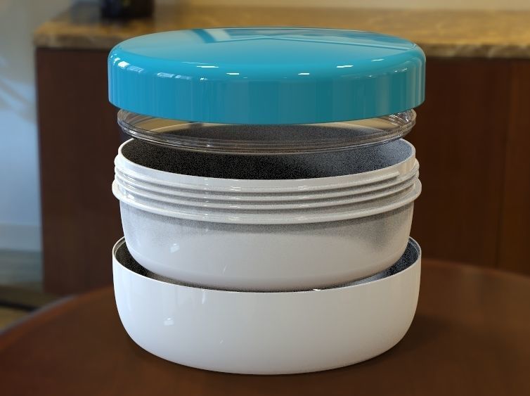 Facial Cream Pot 3D print model_24