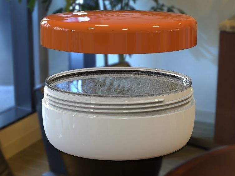 Facial Cream Pot 3D print model_33