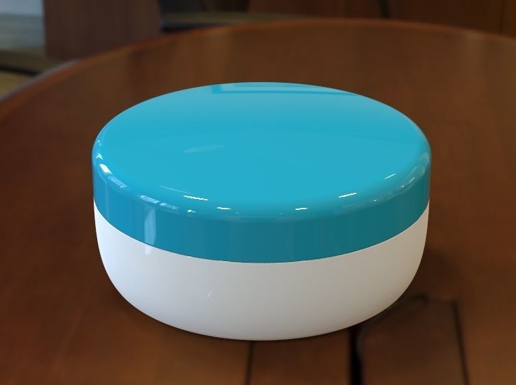 Facial Cream Pot 3D print model_1