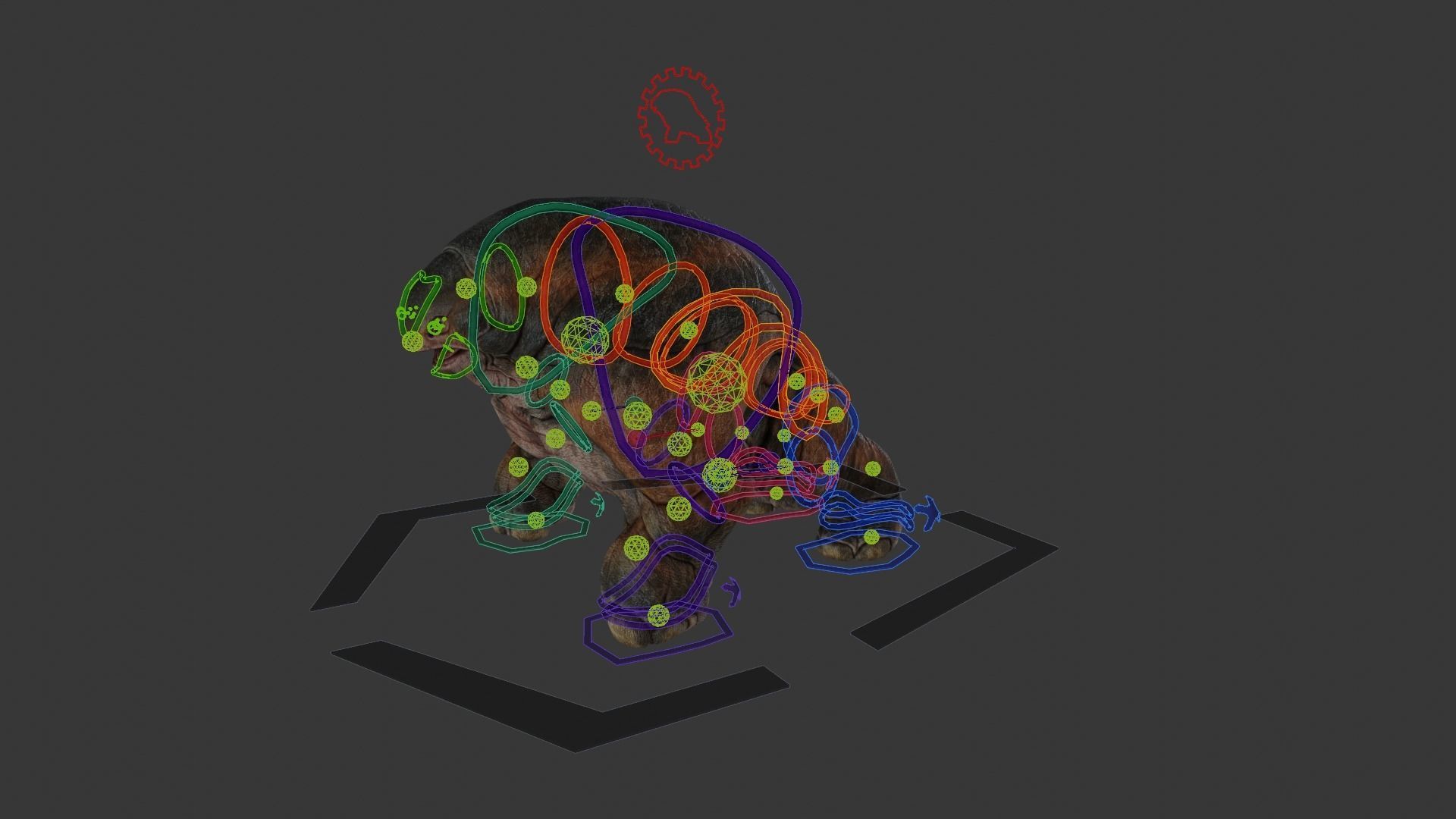 Hipomut 2021 Low-poly 3D model_11