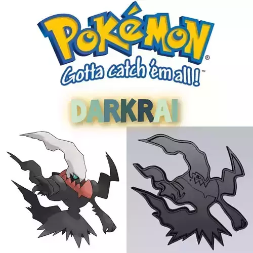 Amazing Pokemon Darkrai Cookie Cutter Stamp Cake Decorating 