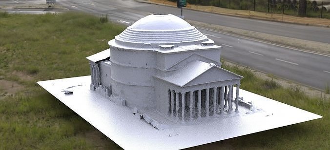Rome Pantheon Arena Dome 3D 3D model